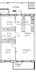 Bäckgatan 11 N - Foto 3