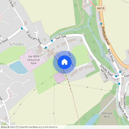 Mill House Gardens, St. Georges Road, Scholes, HD9