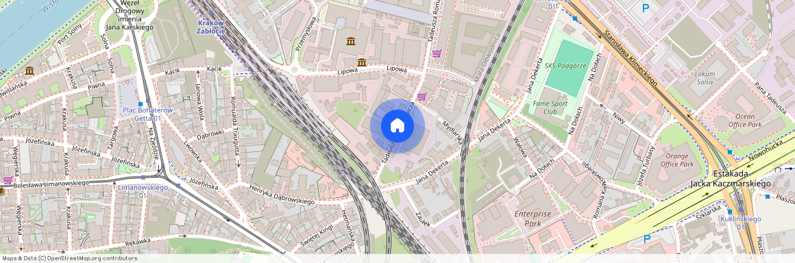 ul. Tadeusza Romanowicza, Zabłocie, Podgórze, Kraków, małopolskie