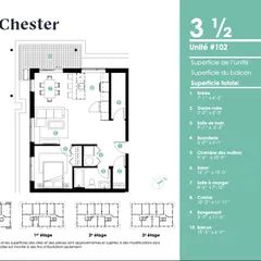 Appartement · 64 m² · Huntingdon - Photo 2