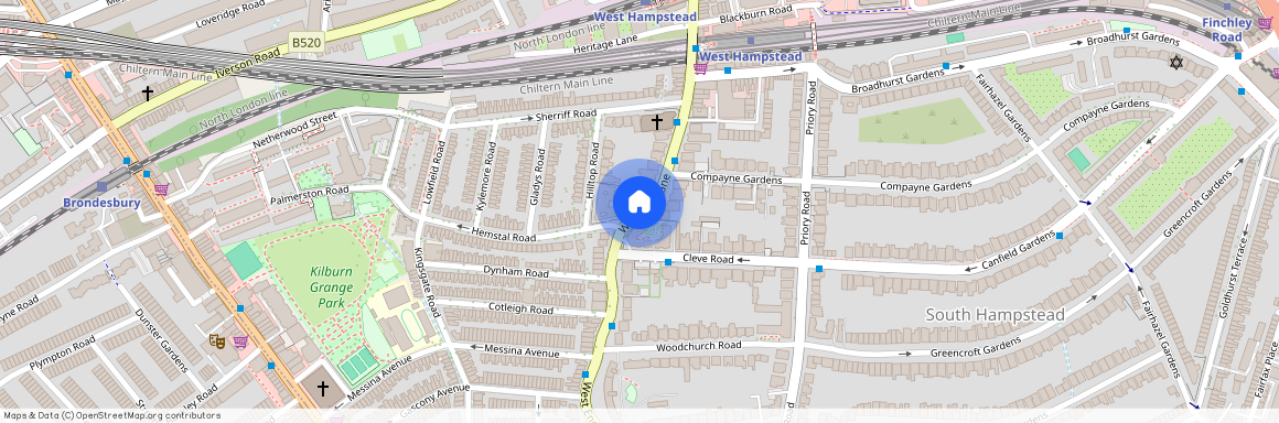 West End Lane, Hampstead, NW6, London