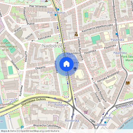 ul. Pomorska, Nadodrze, Śródmieście, Wrocław, dolnośląskie