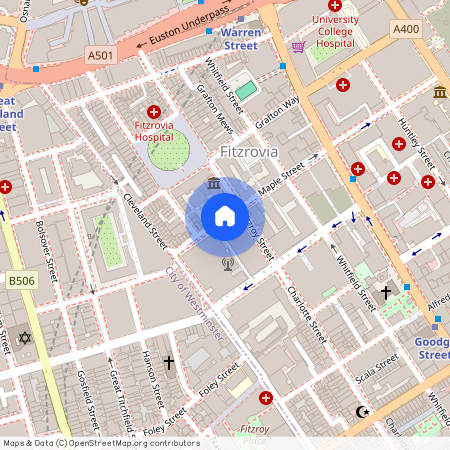 Fitzroy Street, Fitzrovia, W1