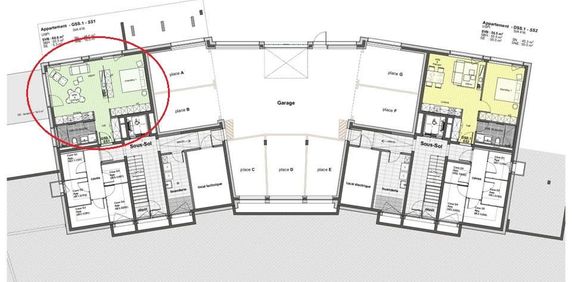 2 Zimmer, 61 m² - Photo 2