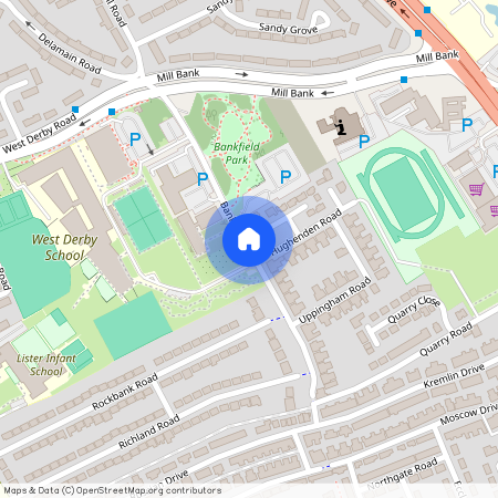 Bankfield Road, Liverpool, Merseyside, L13