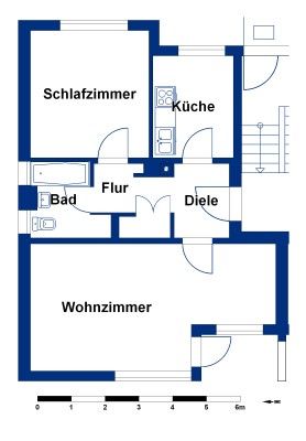 Gemütliche 2-Zimmer-Wohnung mit Mietergarten - Foto 5