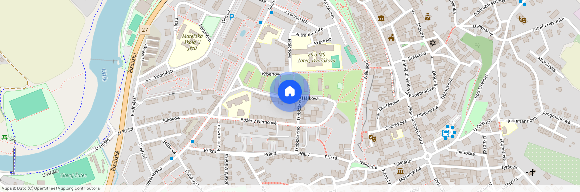 Hájkova, Žatec, okres Louny