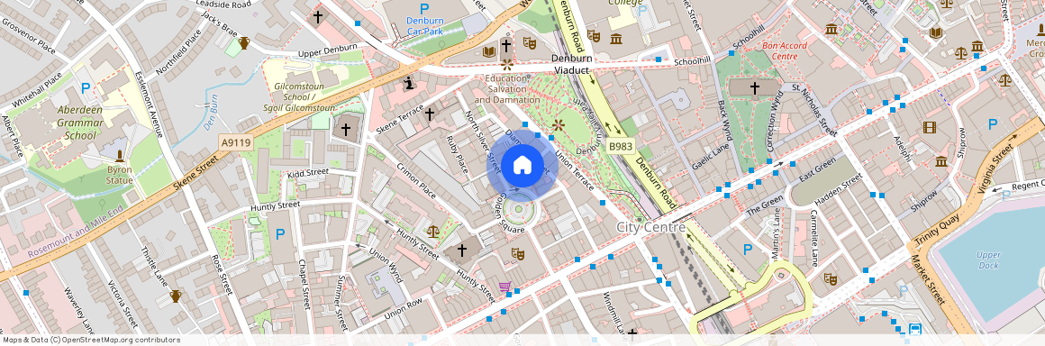 Golden Square, Flat, AB10