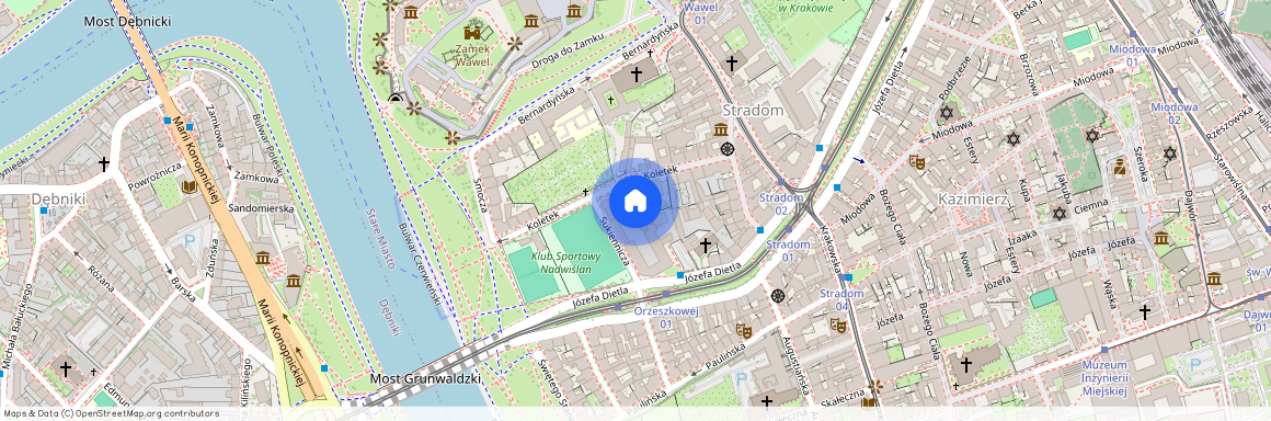 ul. Koletek, Stradom, Stare Miasto, Kraków, małopolskie