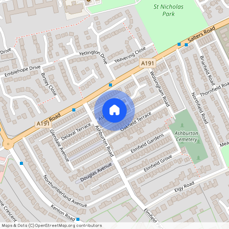 Ashfield Road, Gosforth, Newcastle Upon Tyne