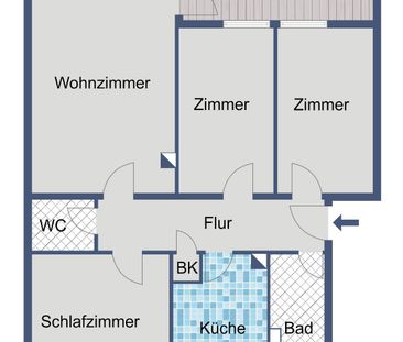 4-Zimmer-Wohnung mit Balkon und Gäste-WC in Wiesbaden-Erbenheim - Photo 1