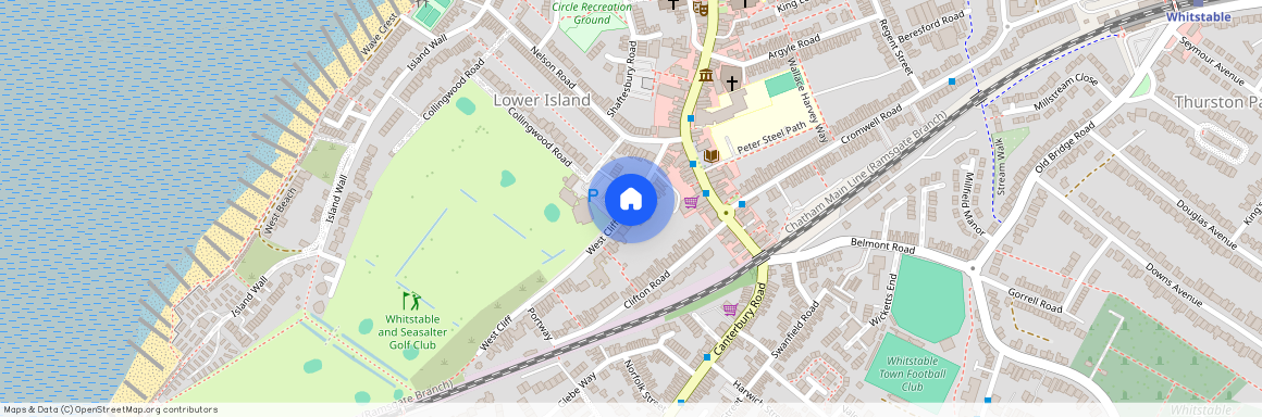 West Cliff, Whitstable, CT5 1DN, Kent