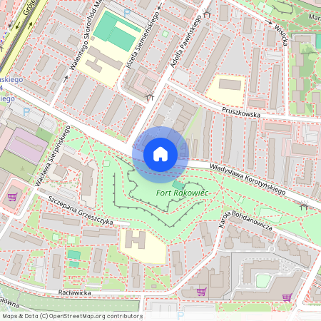 ul. Władysława Korotyńskiego, Rakowiec, Ochota, Warszawa, mazowieckie