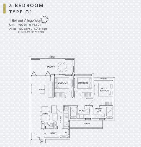 One Holland Village Residences (D10), Apartment - For Rent - Photo 5