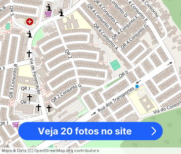 Alugo Sobrado Candangolandia QR1A - Foto 1