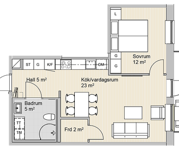 LÄGENHET B 1304 - Photo 1