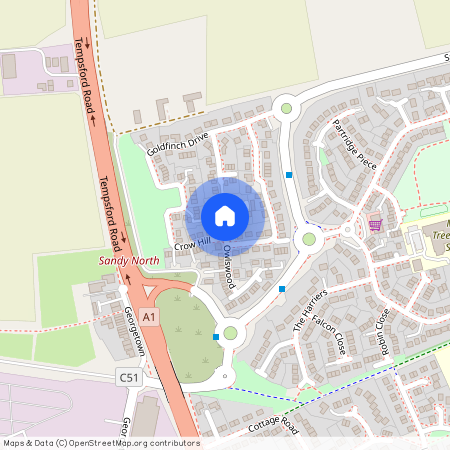 Plovers Field, Sandy, Bedfordshire, SG19