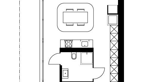 1.5 Zimmer, 65 m², 1. Stock - Foto 2