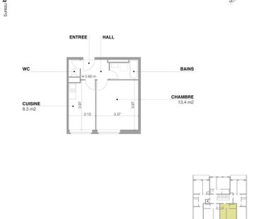 2 Zimmer, 30 m², 5. Stock - Foto 4