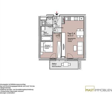Gut geschnittene 2-Zimmer Wohnung in Donaunähe! - Photo 6