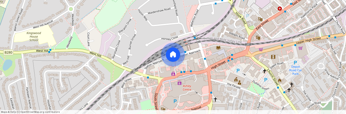 Station Approach, Epsom, Surrey, KT19