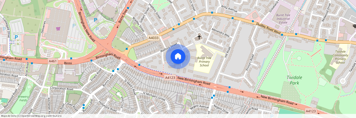 Oakthorpe Gardens, Tividale, Oldbury B69
