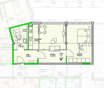 Barrierefreie 2-Zimmer Wohnung mit Einbauküche - Ideal für Senioren... - Photo 6