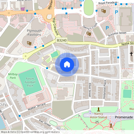 16 St James Place West, Plymouth