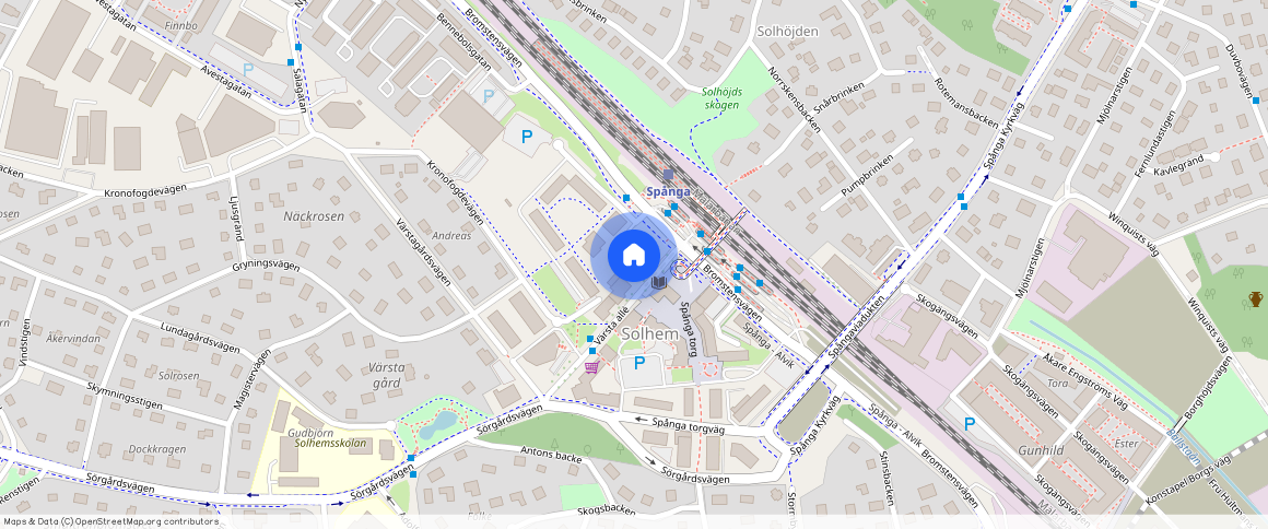 Spånga Stationsplan 13, Solhem