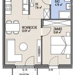 ERSTBEZUG, Exklusives Wohnen auf höchstem Niveau - 50m2, 2-Zi. klimatisiert, Erstbezug mit Premium-Ausstattung, Nähe Klinik Floridsdorf, Ruhelage - Foto 3