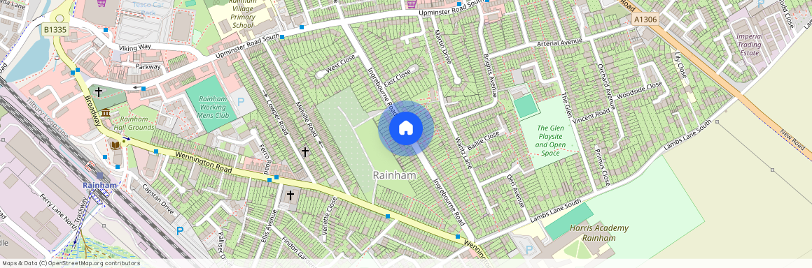 Ingrebourne Road, Rainham, Havering, London, RM13