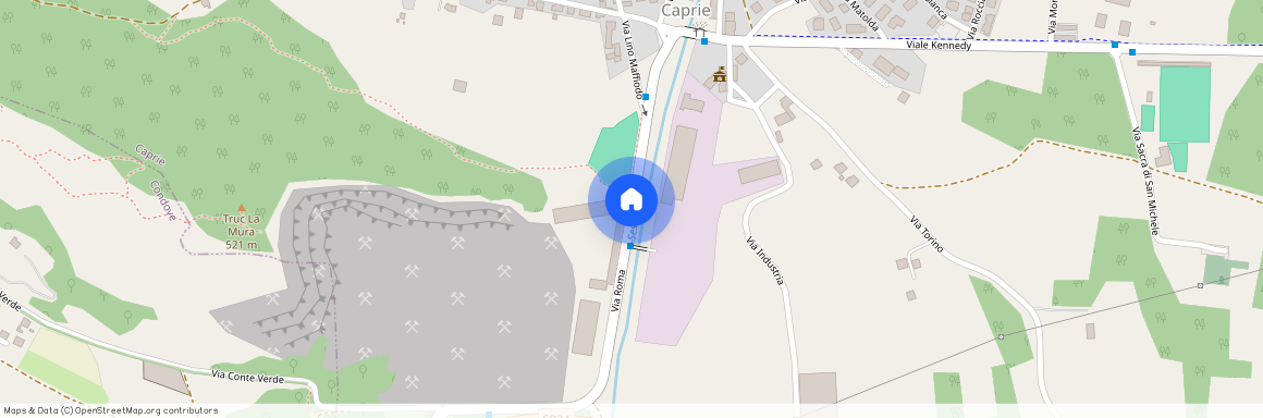 Caprie, Via roma