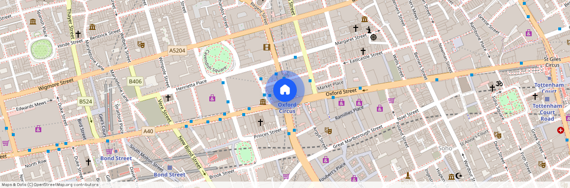 Market Place, Oxford Circus, W1W