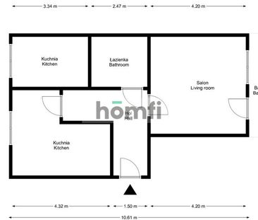 Mieszkanie 47 m², Radom, Borki, Bolesława Limanowskiego - Фото 4