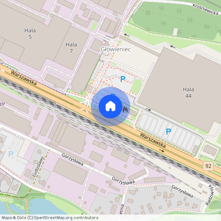 ul. Warszawska, Antonin, Nowe Miasto, Poznań, wielkopolskie