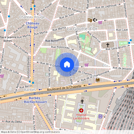 Rue de la Goutte-d'Or, Francja, Paris