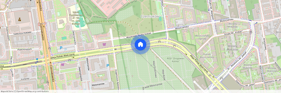 al. Aleja Polski Walczącej, Czerniaków, Mokotów, Warszawa, mazowieckie
