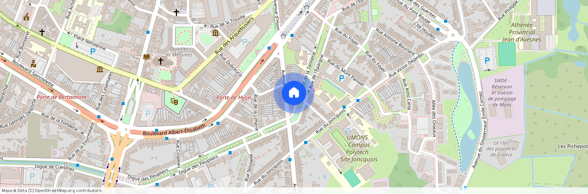 Avenue D'hyon, 51, 7000, Mons