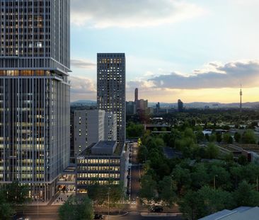 Stylische 1,5-Zi.-Wohnung mit Loggia & Rooftop Pool | TOWER HOMES i... - Foto 4