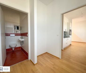 Hell, klimatisiert, großzügig - 2-Zimmer-Dachgeschosstraum in ruhig... - Foto 1