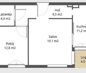 Idealne dla pary lub singla – 2 pokoje Wilanów - Фото 5