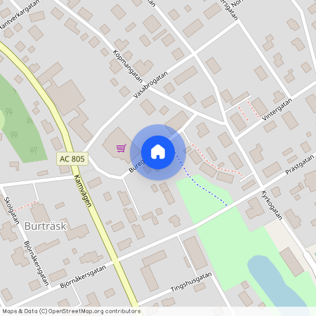 Burträsk, Västerbotten, Skellefteå, Buregatan 14