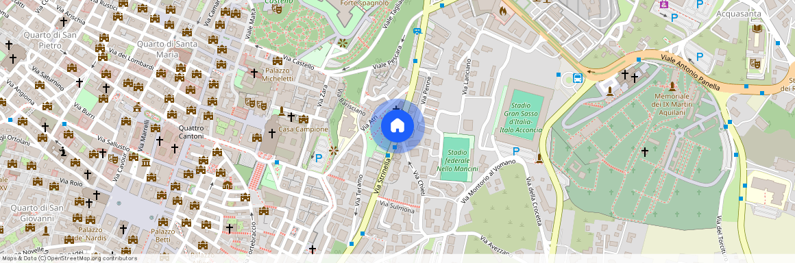 L'Aquila, Via strinella