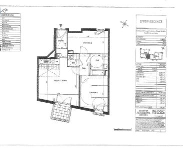 Appartement à louer 3 pièces 61m² - Photo 1