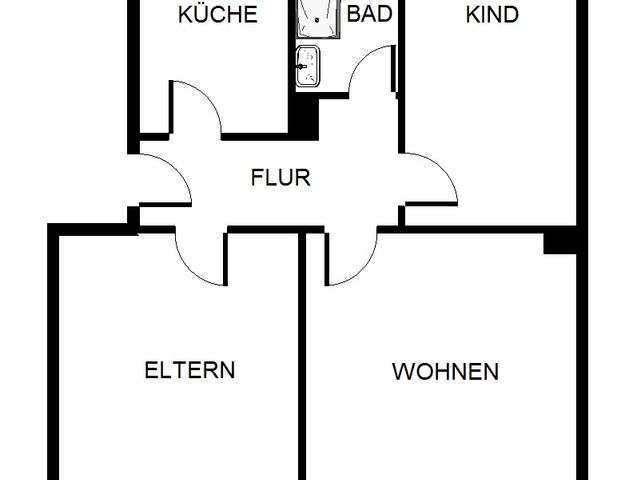 Demnächst frei! 3-Zimmer-Wohnung in Gelsenkirchen Scholven - Photo 1