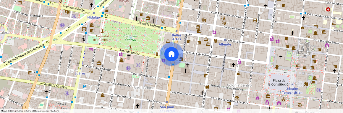 Av. Juárez, Centro De La Ciudad De México Area 1, Cuauhtémoc, Ciudad De México, 06000