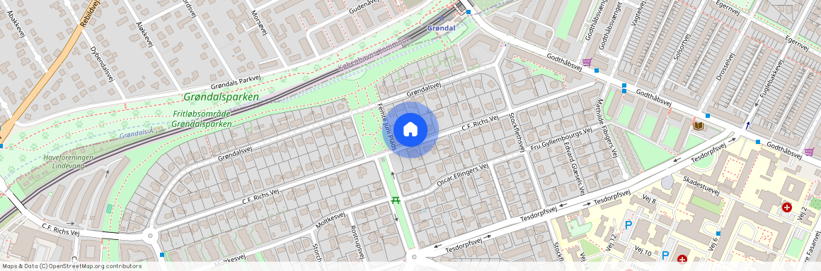 C.F. Richs Vej 38, st., 2000 Frederiksberg