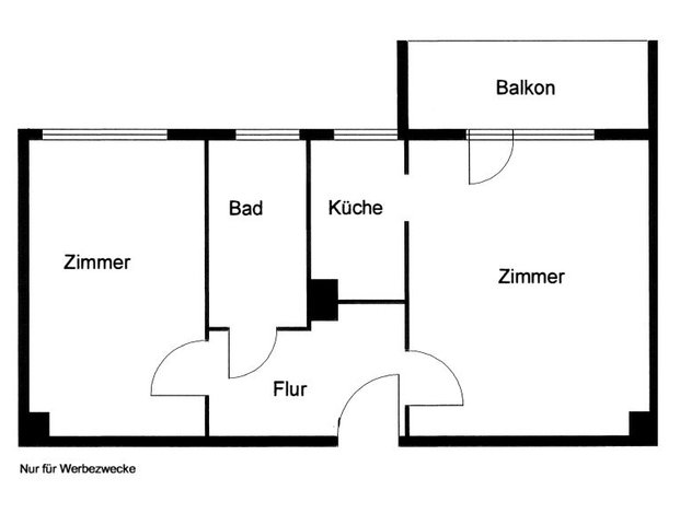 Wohnungen 2-ZimmerWhg 402 3.MI - Photo 1