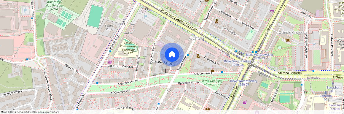 ul. Mątwicka, Szczęśliwice, Ochota, Warszawa, mazowieckie