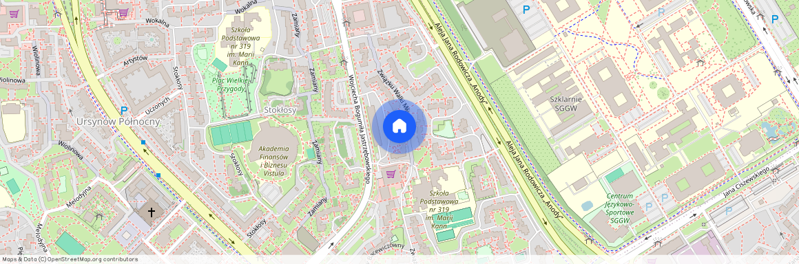 ul. Wojciecha Bogumiła Jastrzębowskiego, Ursynów Północny, Ursynów, Warszawa, mazowieckie